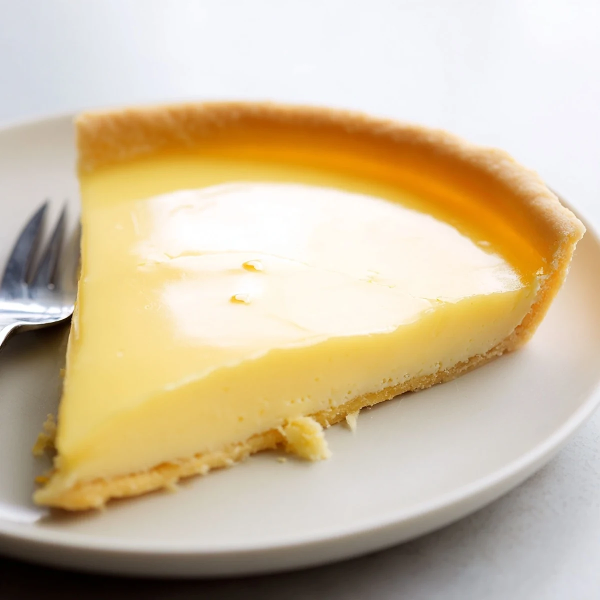 Golden-brown crust of Quick Classic Pastry Flan overflowing with creamy, silky custard.  