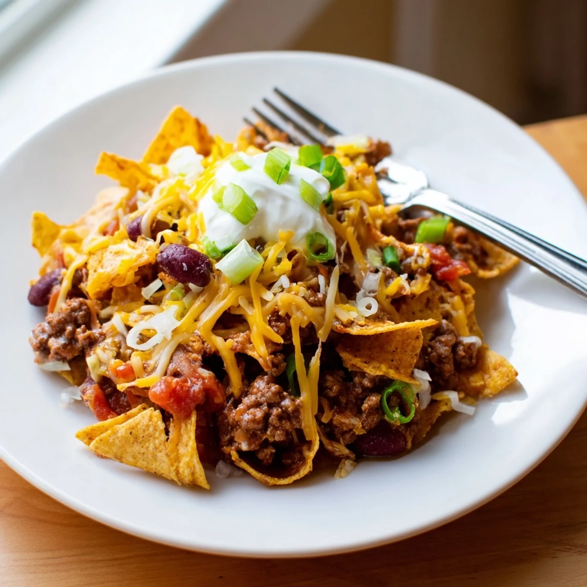 Warm and comforting Chili Cheese Frito Pie, perfect for game days and gatherings.  