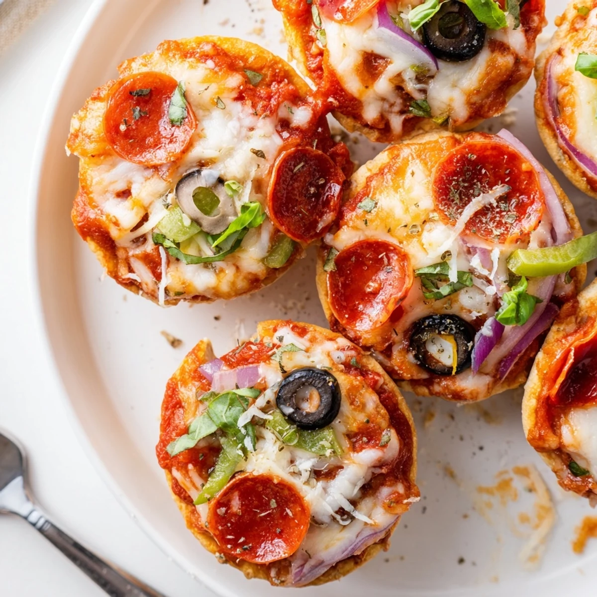 Warm and gooey Pizza Bagel Bites Casserole bursting with flavor, ideal for game day.  