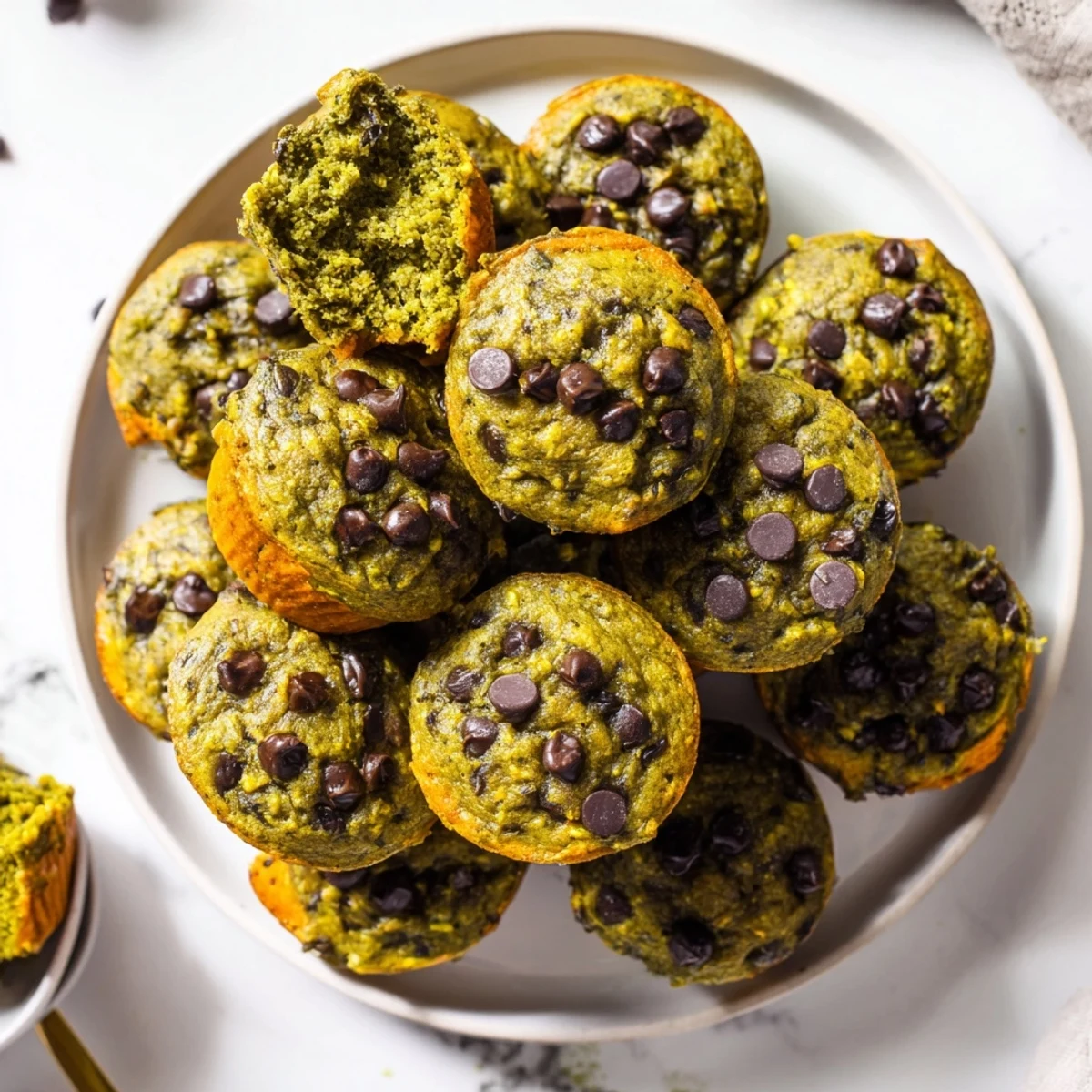 Matcha Pumpkin Chocolate Muffin #101