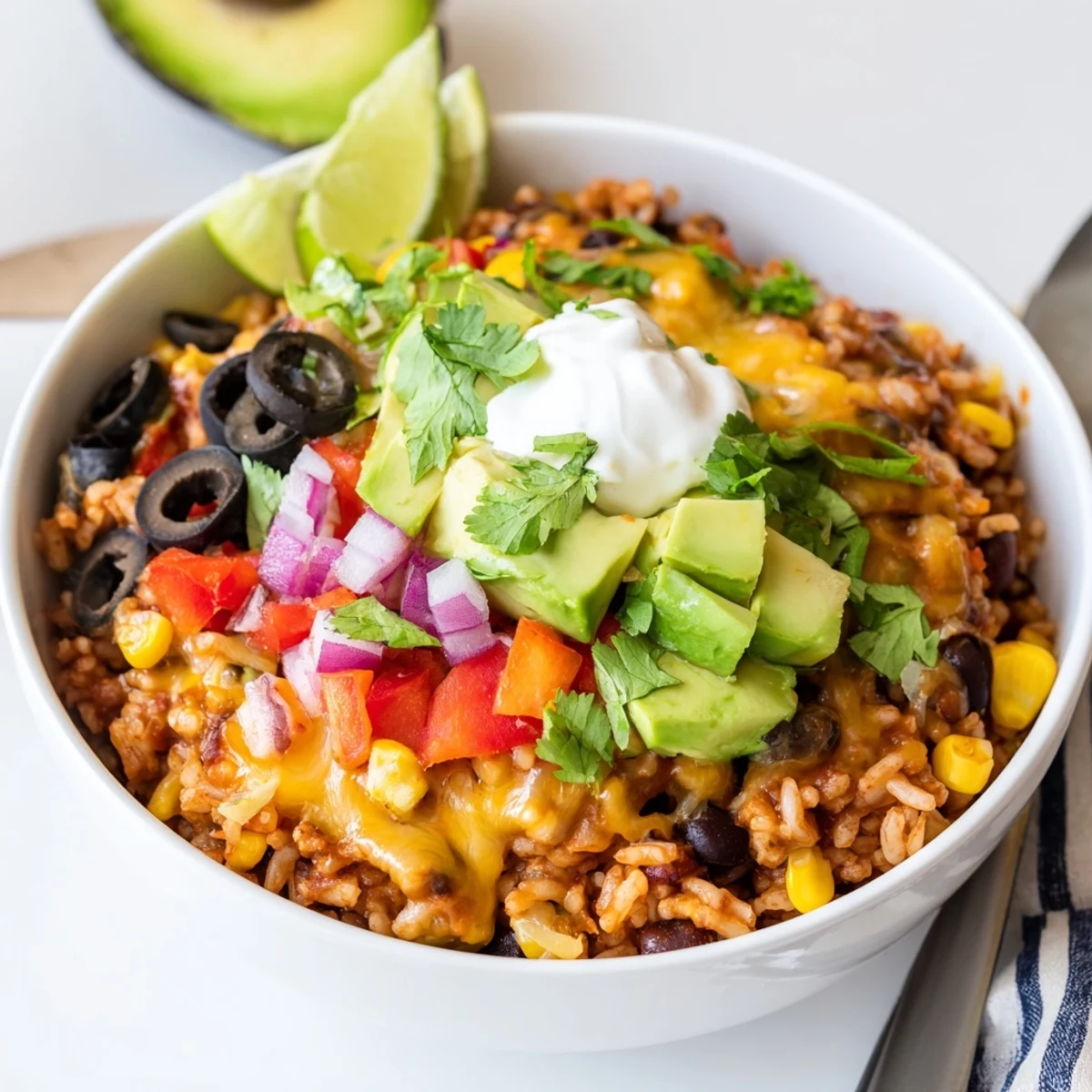 Enjoy a hearty Microwave Enchilada Bowl, perfect for weeknight dinners or solo meals.