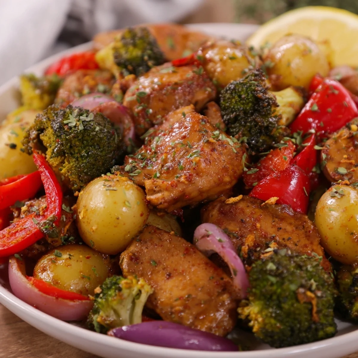 Savor the tender Lazy Gourmet Chicken & Vegetable One-Pot, perfect for busy weeknights.