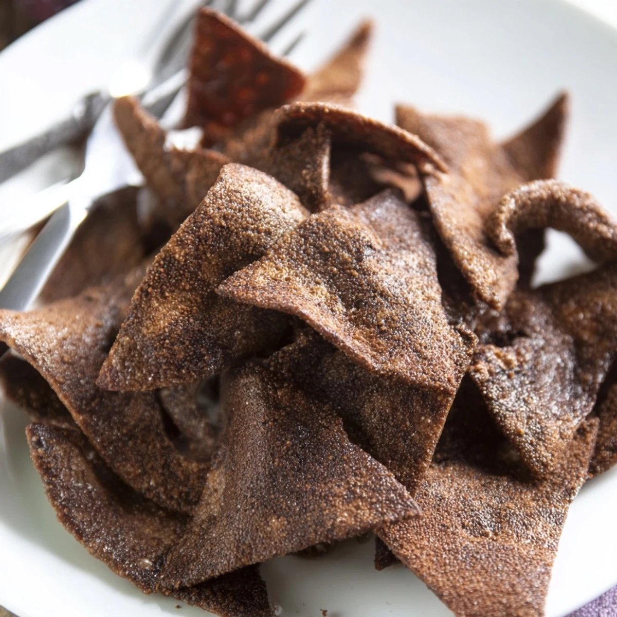 Sweet and salty dessert chips paired perfectly with a refreshing fruit salsa dip.  