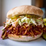 Tender and flavorful BBQ jackfruit pulled pork sandwiches with creamy coleslaw; a vegan delight.